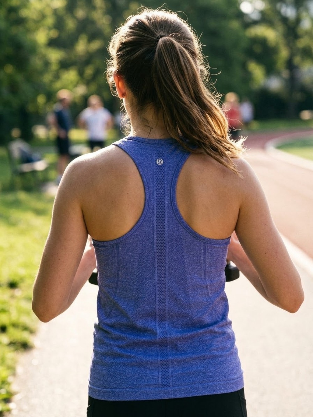 lululemon athletica Purple Racerback Knit Tank